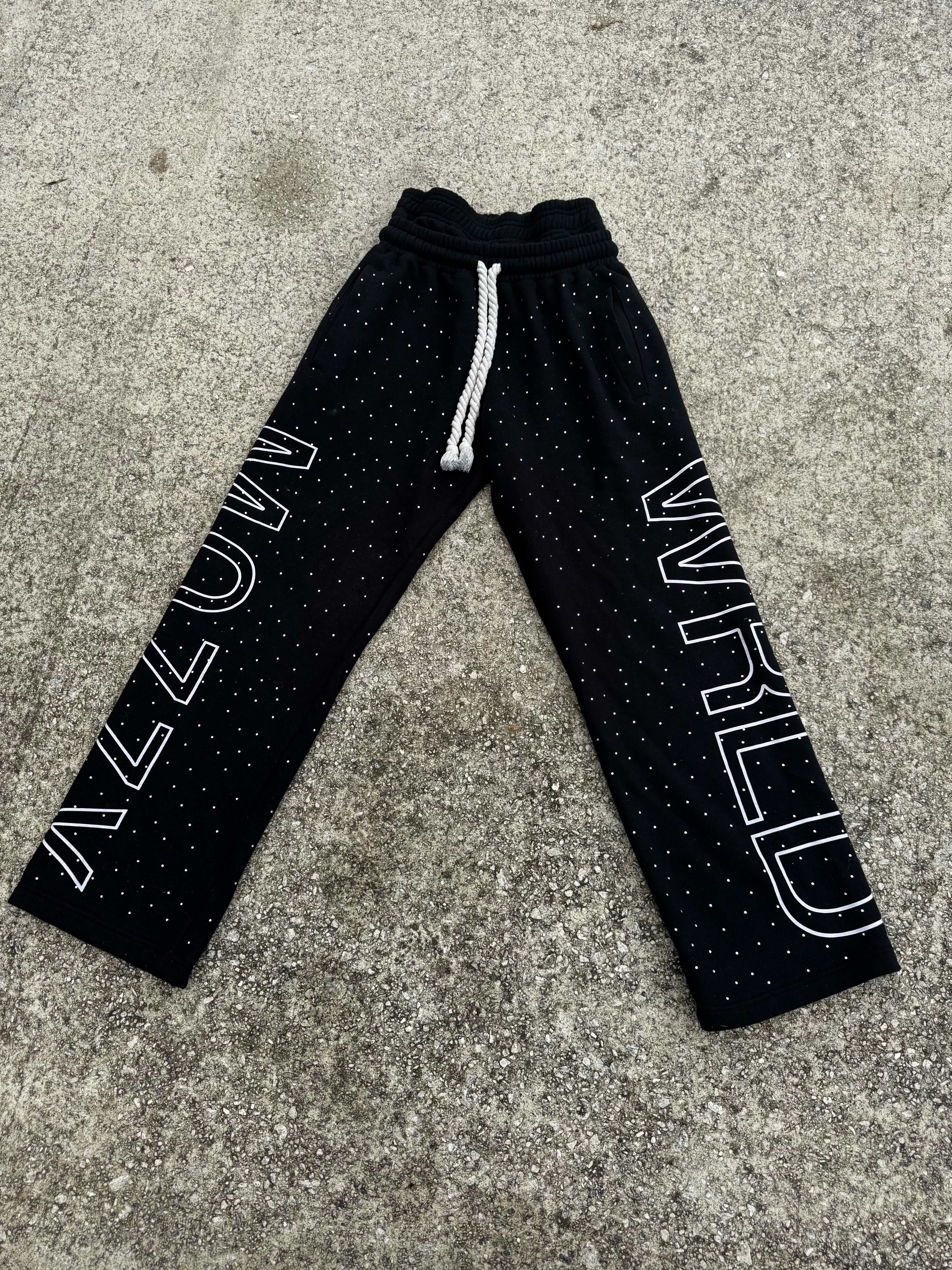Mozzywurld Rhinestone Pants – Mozzywurld.store
