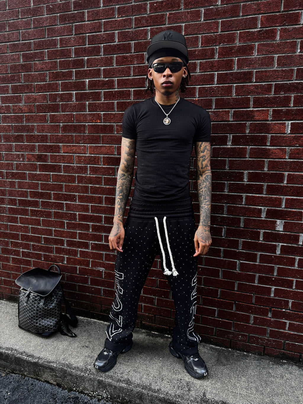 Mozzywurld Rhinestone Pants