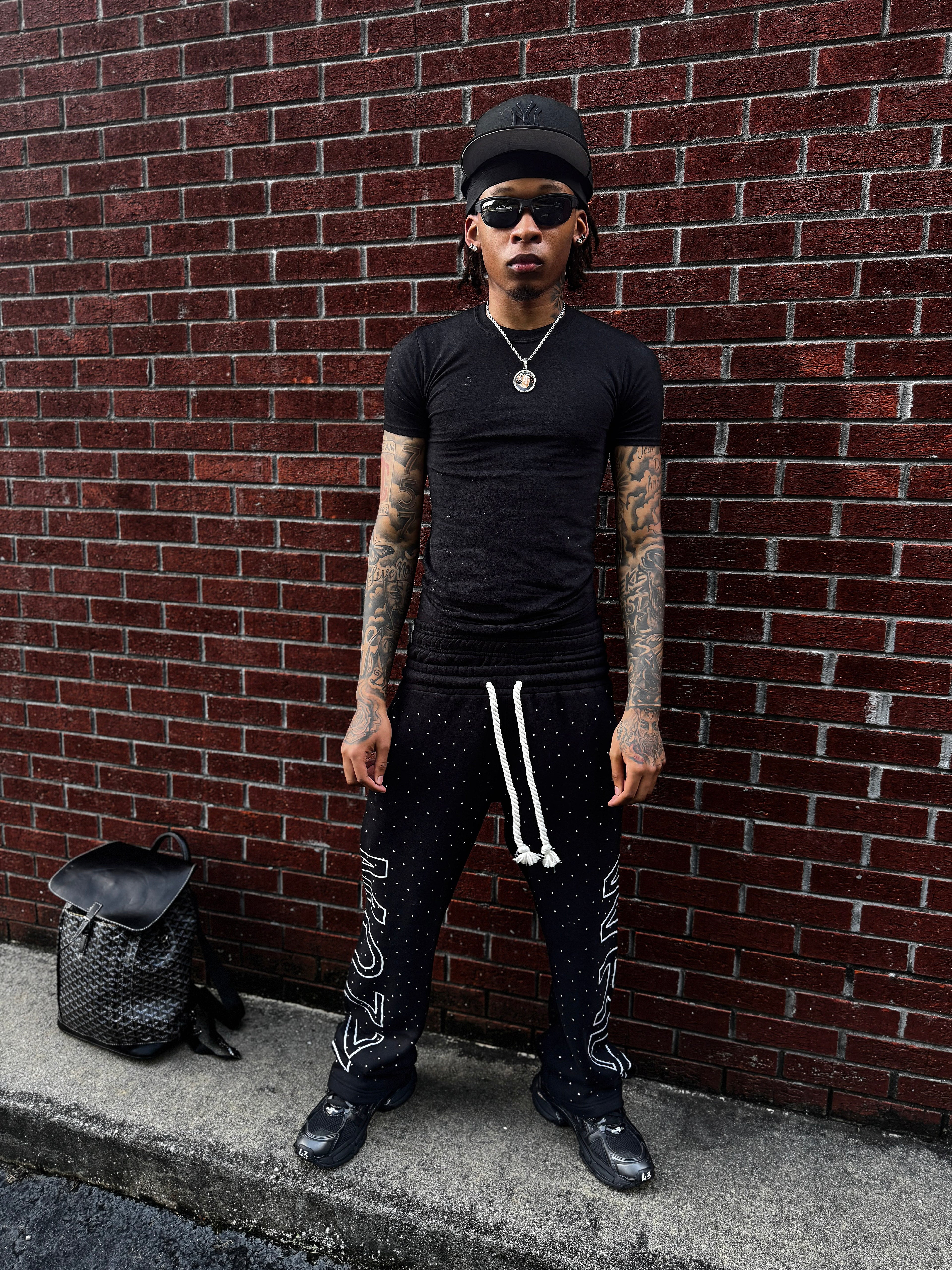 Mozzywurld Rhinestone Pants